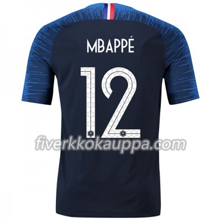 Jalkapallo Pelipaidat/Peliasut Ranska Mbappe 12 Kotipelipaita World Cup 2018